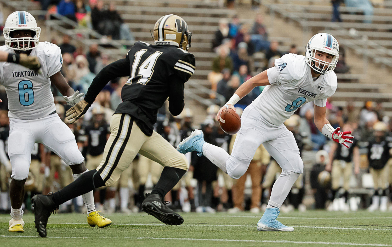 Yorktown football region final action 2